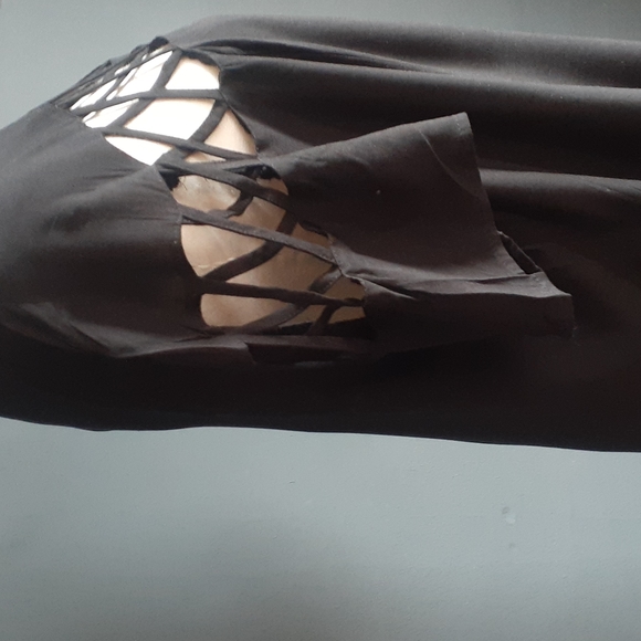 Torrid black women's pullover tunic dress size 0 - Picture 5 of 15